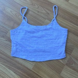 Aerie purple crop top